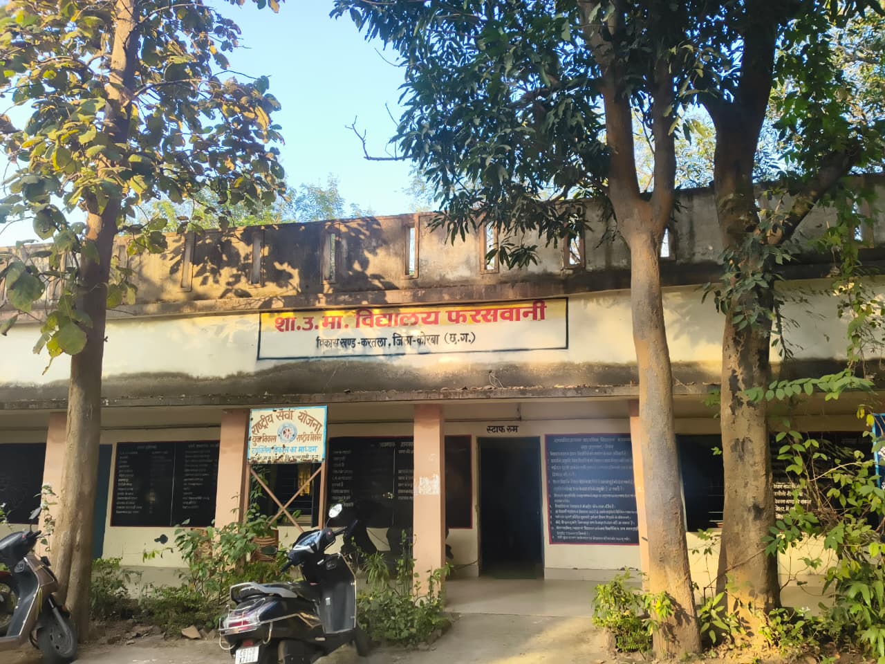 स्कूल प्रांगण में धड़ल्ले से बाईक घुसा रहे नाबालिग छात्र, शिक्षक बने हुए हैं अनजान, फरसवानी का है मामला.